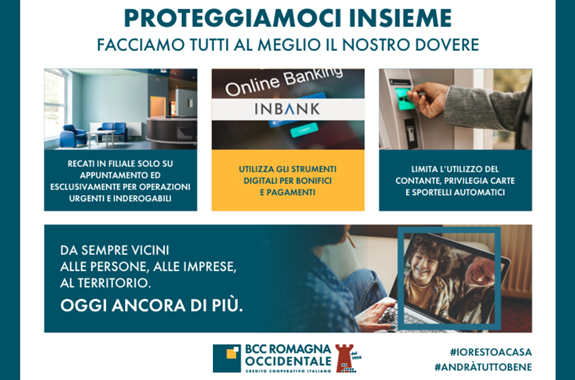 Coronavirus Modalita Di Accesso Alle Filiali Della Banca Bcc Della Romagna Occidentale