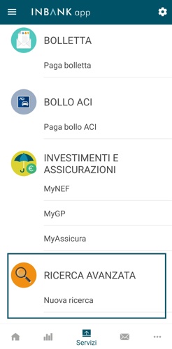 Ricerca Avanzata