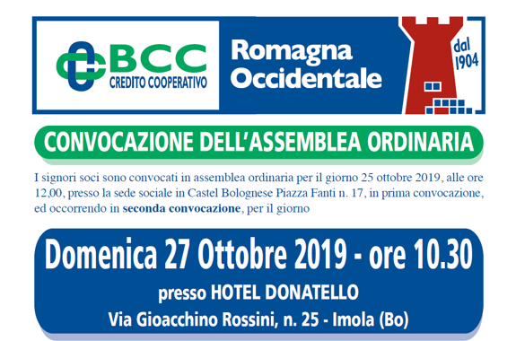 Assemblea Dei Soci 27 Ottobre 19 c Della Romagna Occidentale