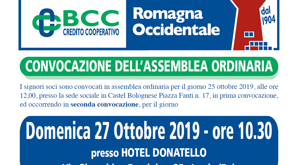 ASSEMBLEA ORDINARIA 2019