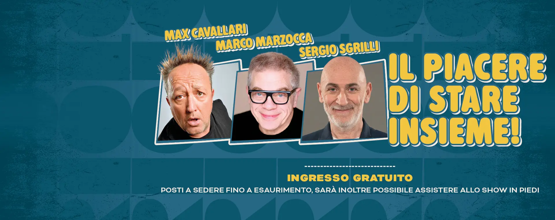 "Il piacere di stare insieme!" Sabato 19 settembre alle ore 20
