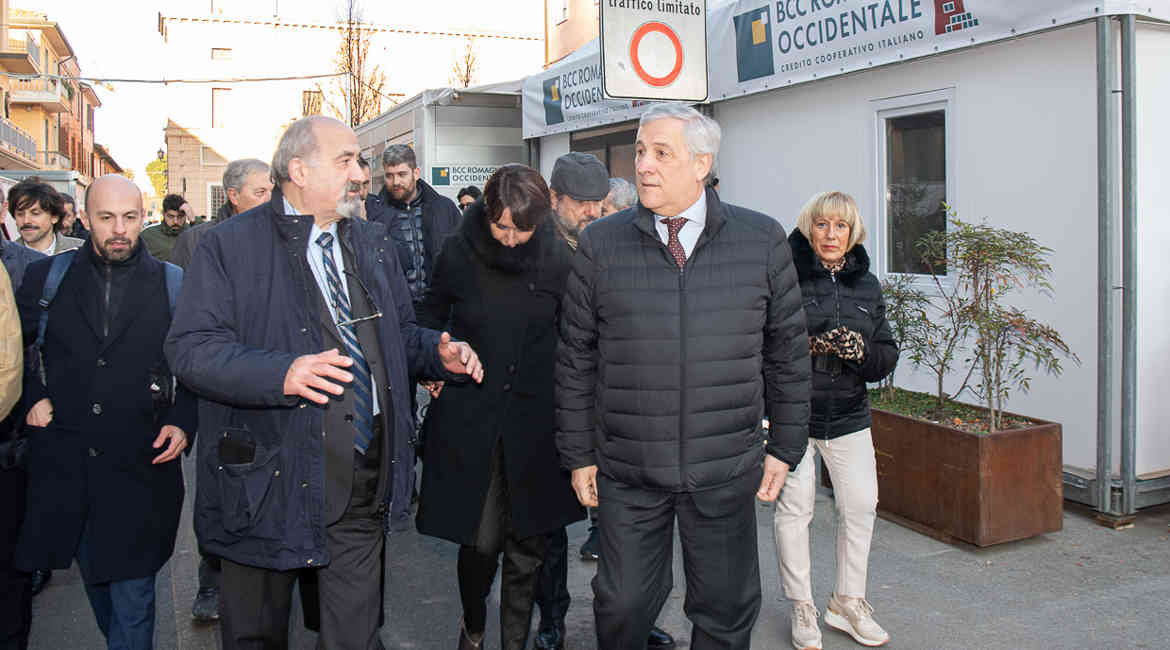 Ministri Tajani Bernini Visita
