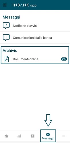 Documenti online di Inbank