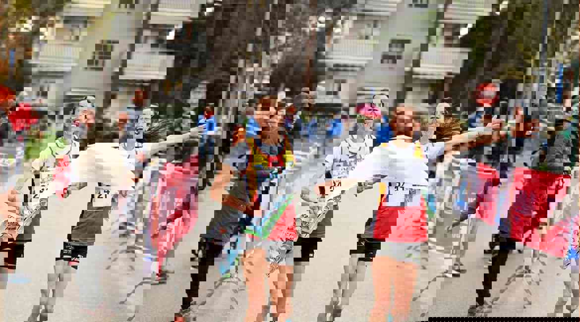 Atletica Donne all'arrivo Avis Castel San Pietro Terme
