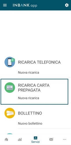 Ricarica Prepagata