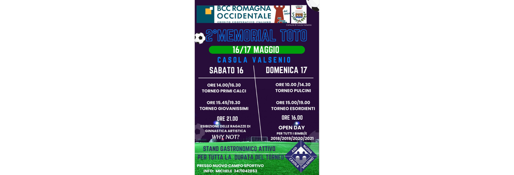 ASD NUOVA CASOLA VALSENIO MEMORIAL TOTO 